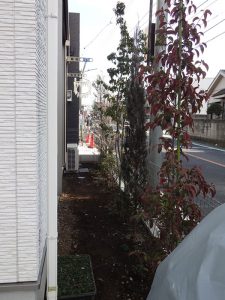 施工後：東京都東久留米市／戸建ての植栽工事