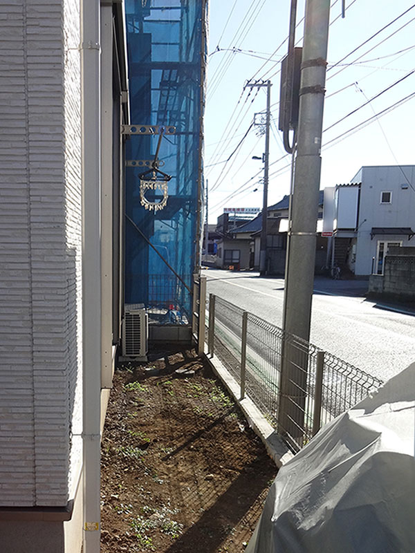 施工前：東京都東久留米市／戸建ての植栽工事