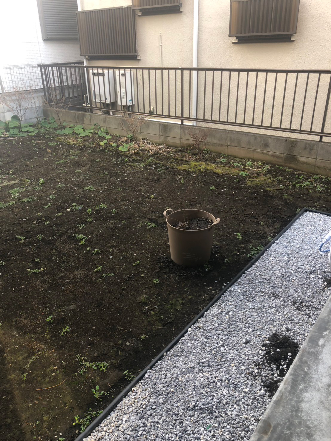 施工前：東京都東久留米市／作庭工事